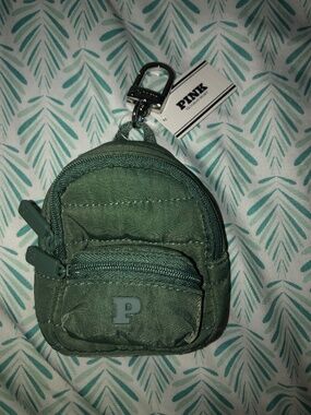 NWT Victoria’s Secret PINK Mini Bookbag Charm Keychain